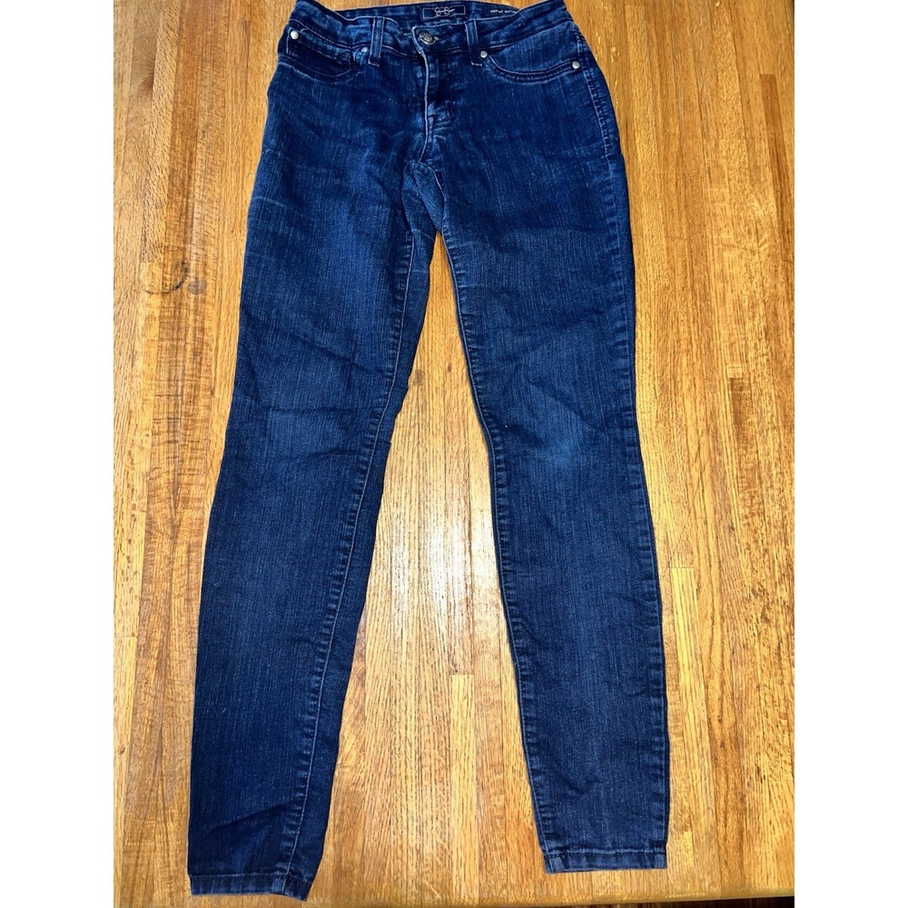 JESSICA SIMPSON Kiss Me Jegging Denim Blue Jeans Size 27 Stretch